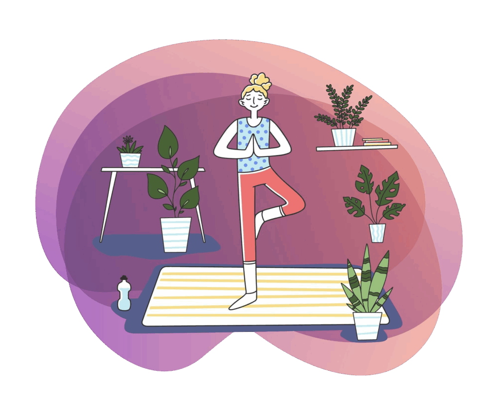mujer-joven-pie-postura-yoga-tranquila